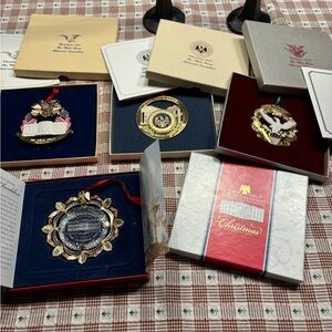 White House Ornaments from 1995-2002